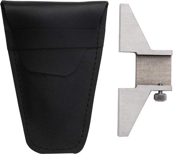 Misuratore di Profondità con Base in Acciaio - Accessorio per Quadrante Digitale di Misurazione Mobile