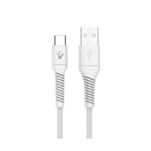 CAVO SMARTPHONE VULTECH IN TPE USB TO TYPE-C 1,2M 3.0A 60W - COLORE BIANCO - CS-TAC12WH