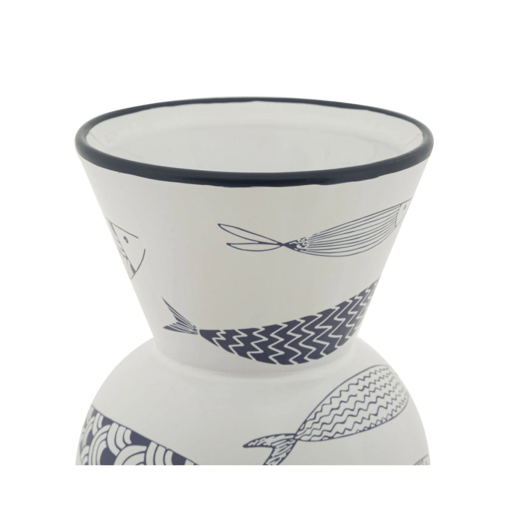 Vaso Decorativo VKH637, Multicolore, Ceramica, 14x14x38,5 cm