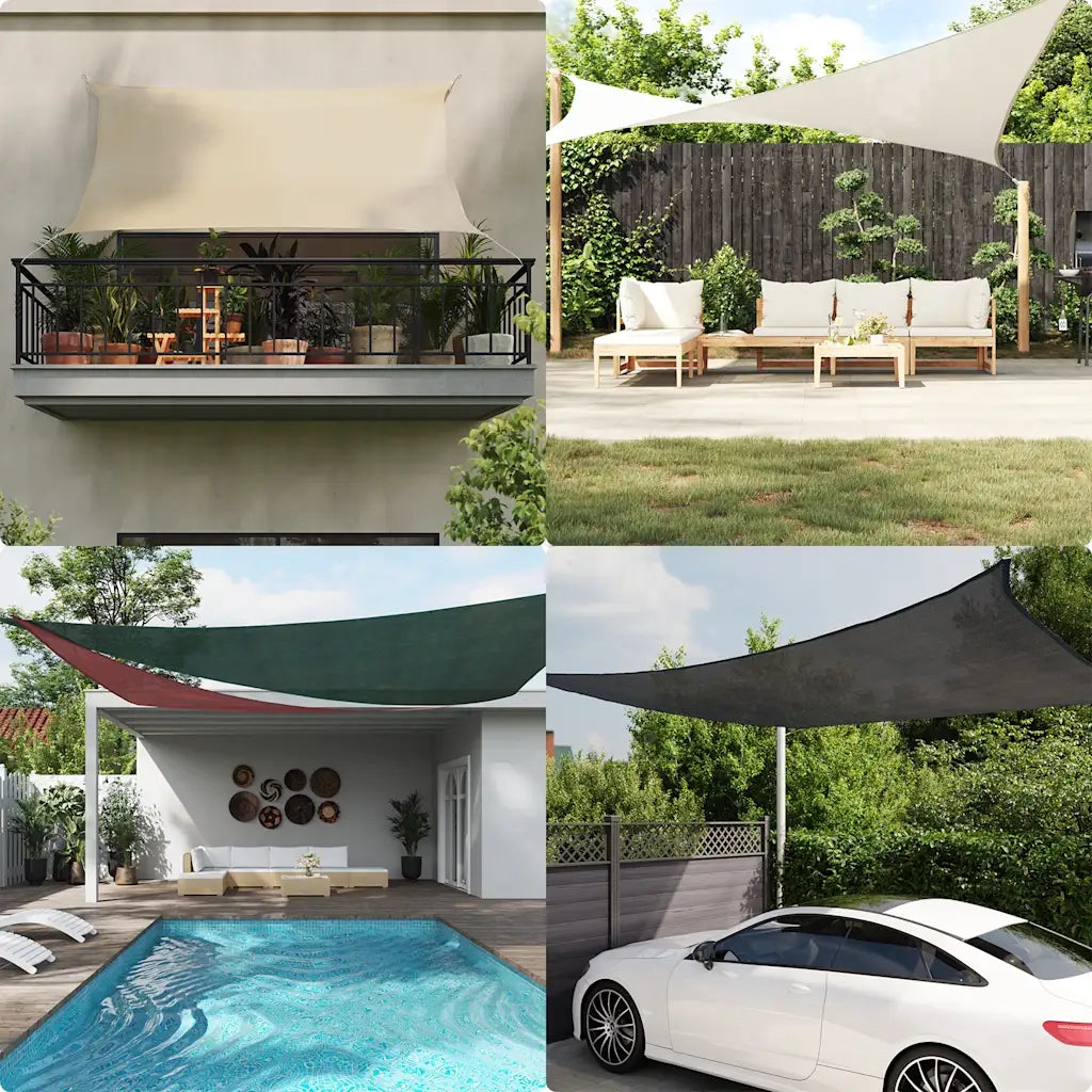 Vela Parasole 160 g/m² Beige 6x7 m in HDPE 311139