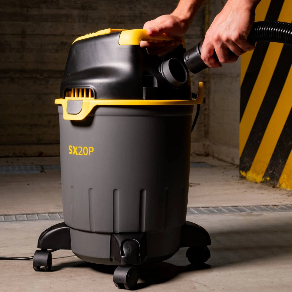 Aspiratore Solidi e Liquidi  Stanley SXVC20PE (Potenza assorbita  1200 W, Capacità fusto 20 l)