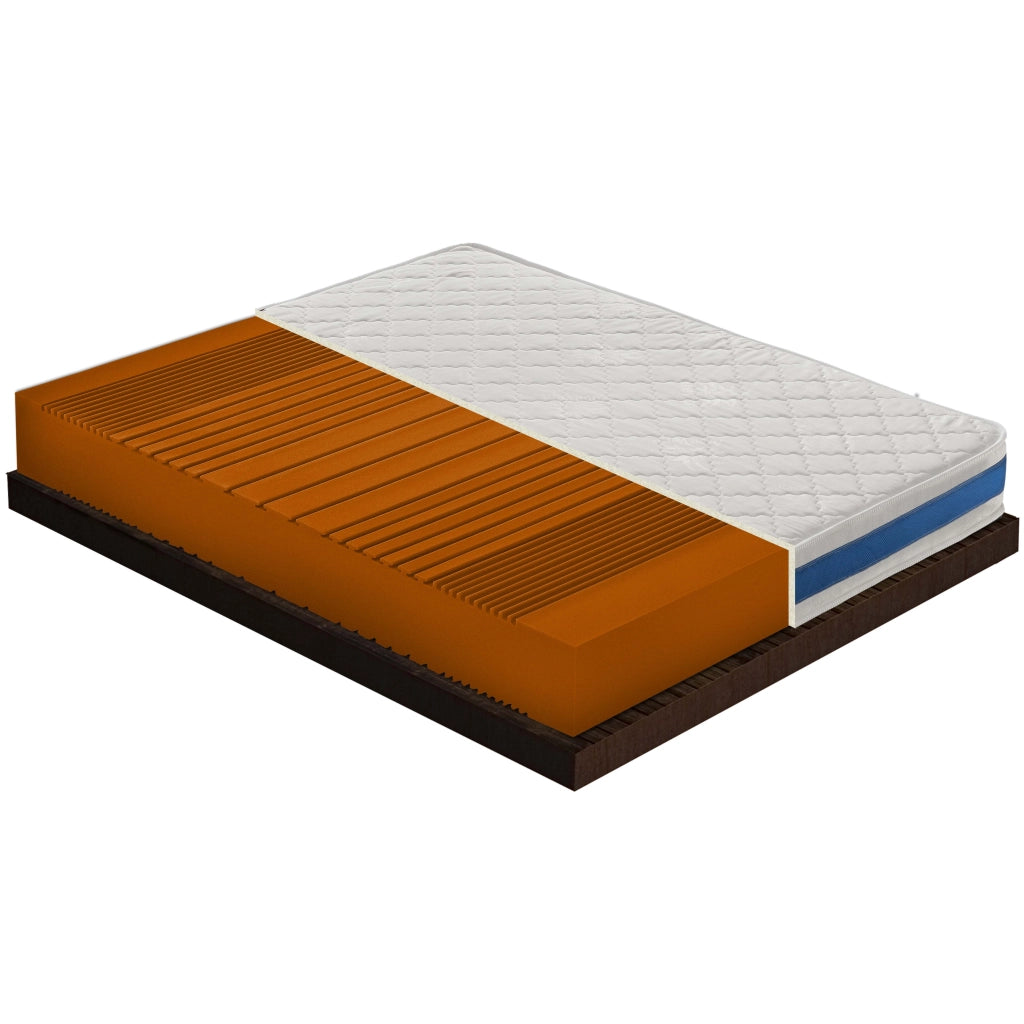 Materasso Matrimoniale 160x200 in Waterfoam - Ortopedico - reversibile - 11 zone di comfort  H4