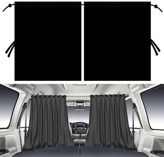 Scheidingsgordini per auto, zonnetenda, 140 x 80 cm, tenda per auto da campeggio, separatore per privacy, protezione solare per tutti i modelli.