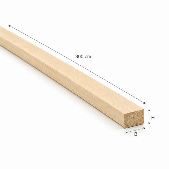 listelli grezzi abete  20 x 30 x 3000 mm 10 pz.