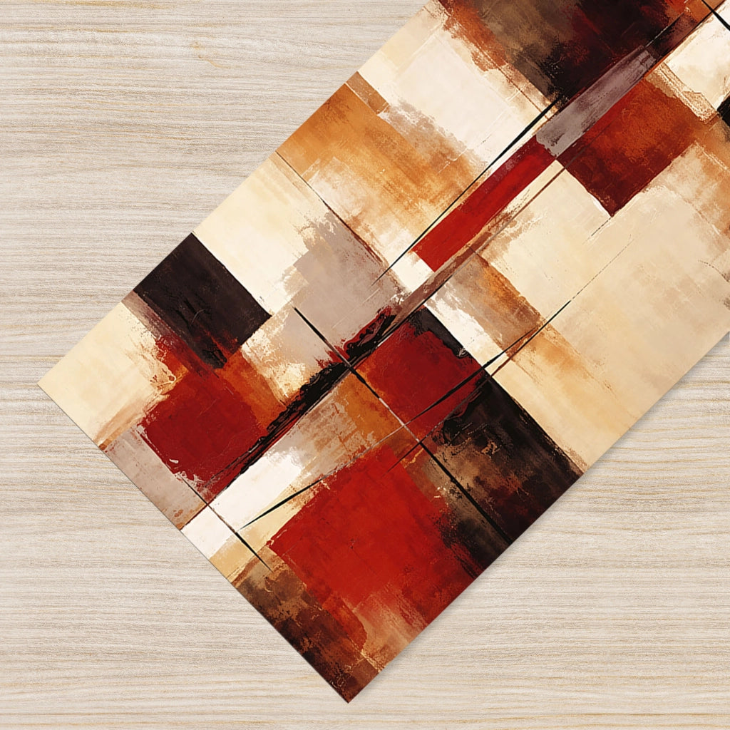 Tappeto da cucina antiscivolo, antimacchia passatoia multiuso 50x600 - Urban Rosso