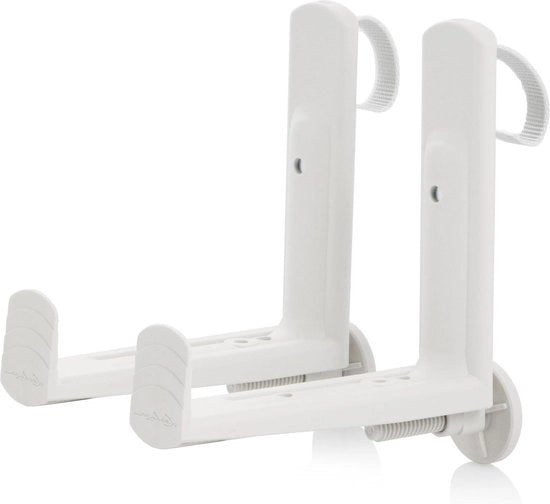 Supporto per balcone 1 coppia bianco - per terrazze per piatti - bianco 19030