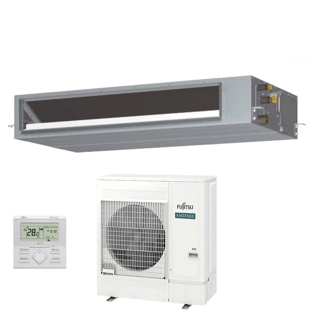 Condizionatore Fujitsu Canalizzabile serie KMTAP 45000 Btu ARXH45KMTAP R-32 Trifase Wi-Fi Optional