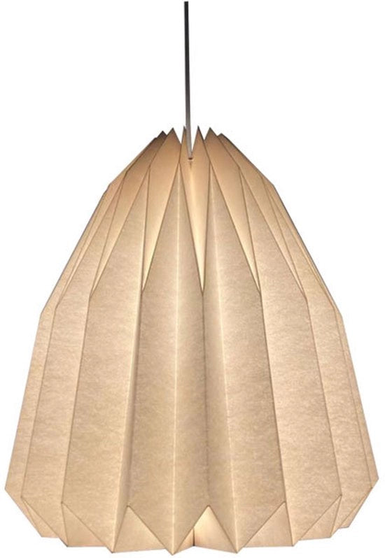 Lanterna Origami Opvoluta - Lampada da Parete Opvoluta - Decorazione Artistica - Lampada da Tavolo Soggiorno Camera da Letto Cucina - Peso Leggero (Nota: è una lampada da soffitto)