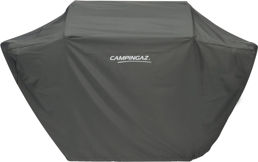 Campingaz premium l copertura bbq, in poliestere con rivestimento in pu, resiste ad acqua, intemperie, fissaggio stabile; per bbq a gas campingaz 3 series & select 4; protegge da pioggia e umidità