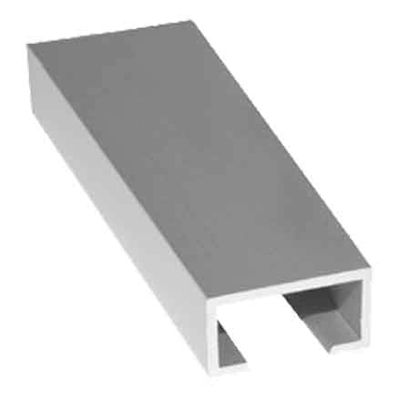 LISTELLO PER RIVESTIMENTI 'PIATTO' H. 20x8 mm - satinato - 2,50 mt - 2 metrilineari