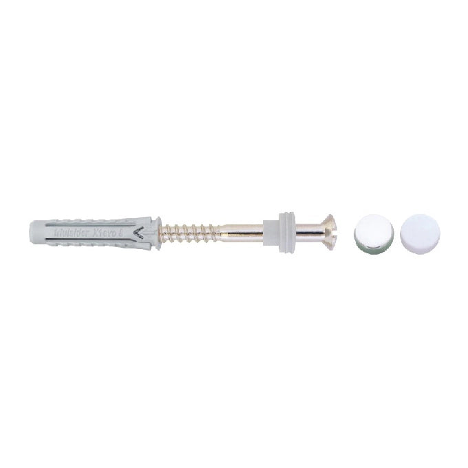 2 PZ FISSAGGI PER SANITARI A PAVIMENTO FVEC- Tass 8x40 Vite 6x80- FRIUL- pezzi 1