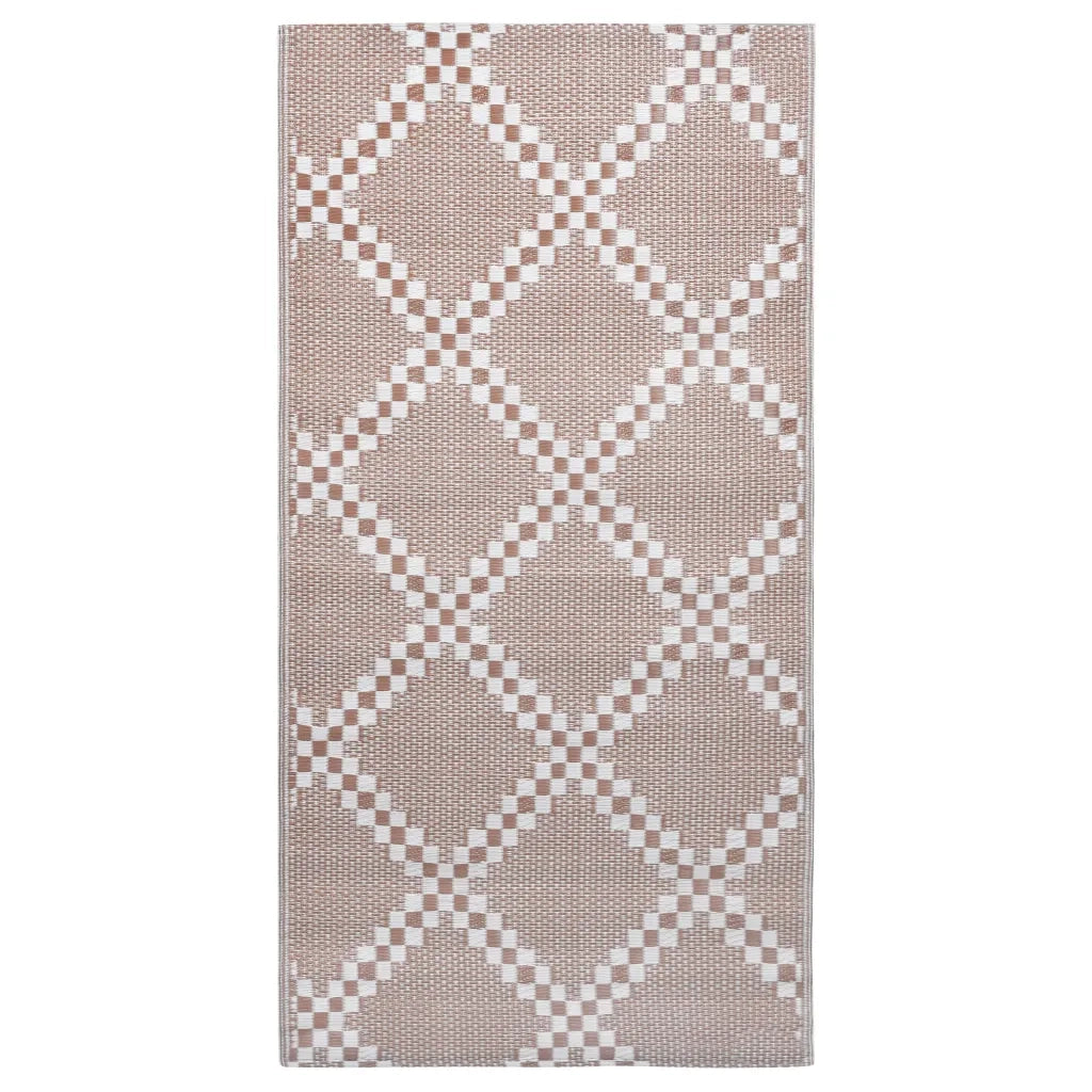 Tappeto da Esterni ARAKIL Marrone 120x180 cm in PP 310433