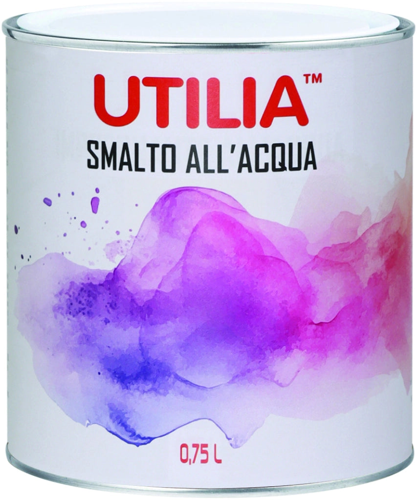 Utilia SMALTO ALL'ACQUA  ml. 750 Giallo segnale Ral 1023 6.00 pz