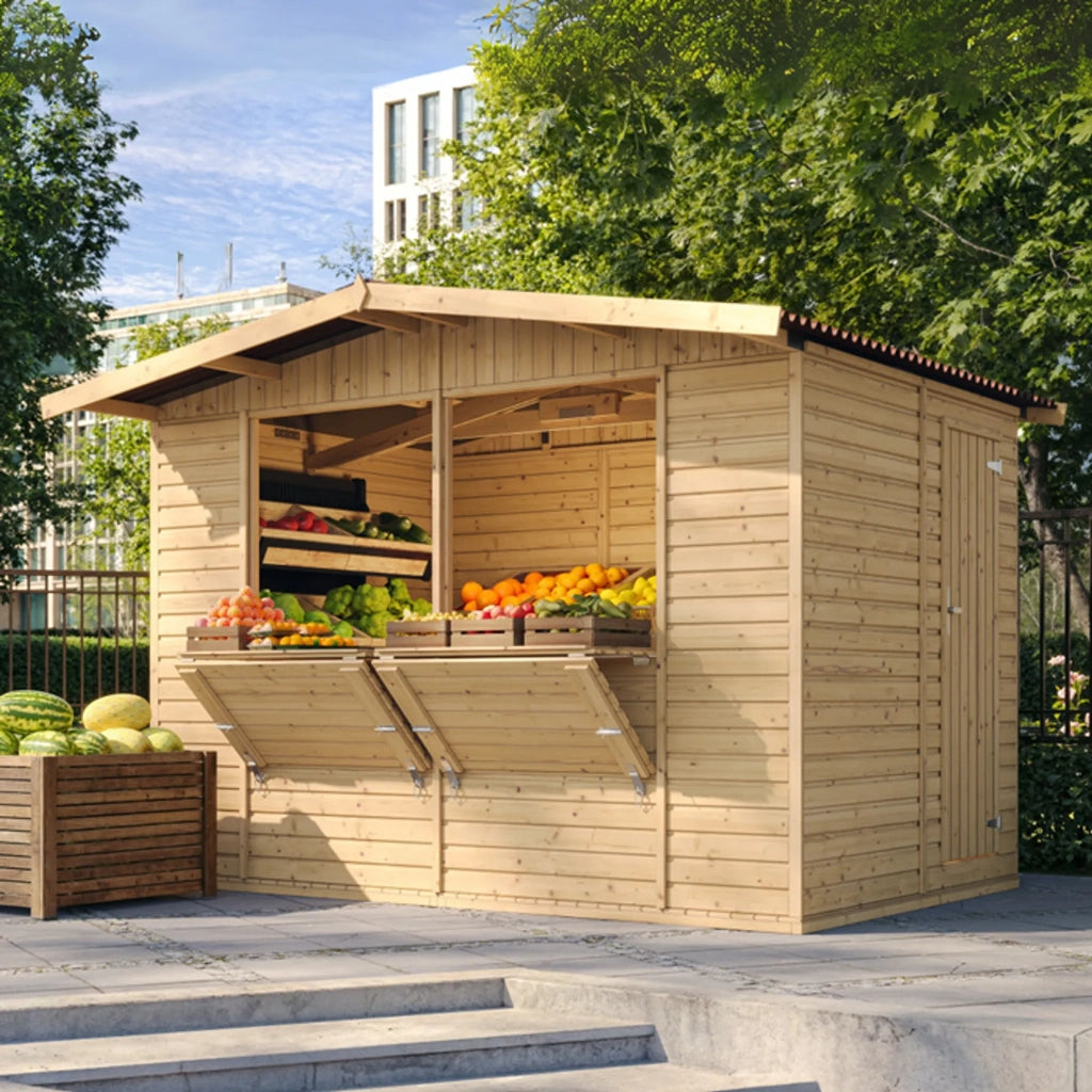 Chiosco in legno da giardino - 336x263 cm/6 m2 - TIMBELA M150