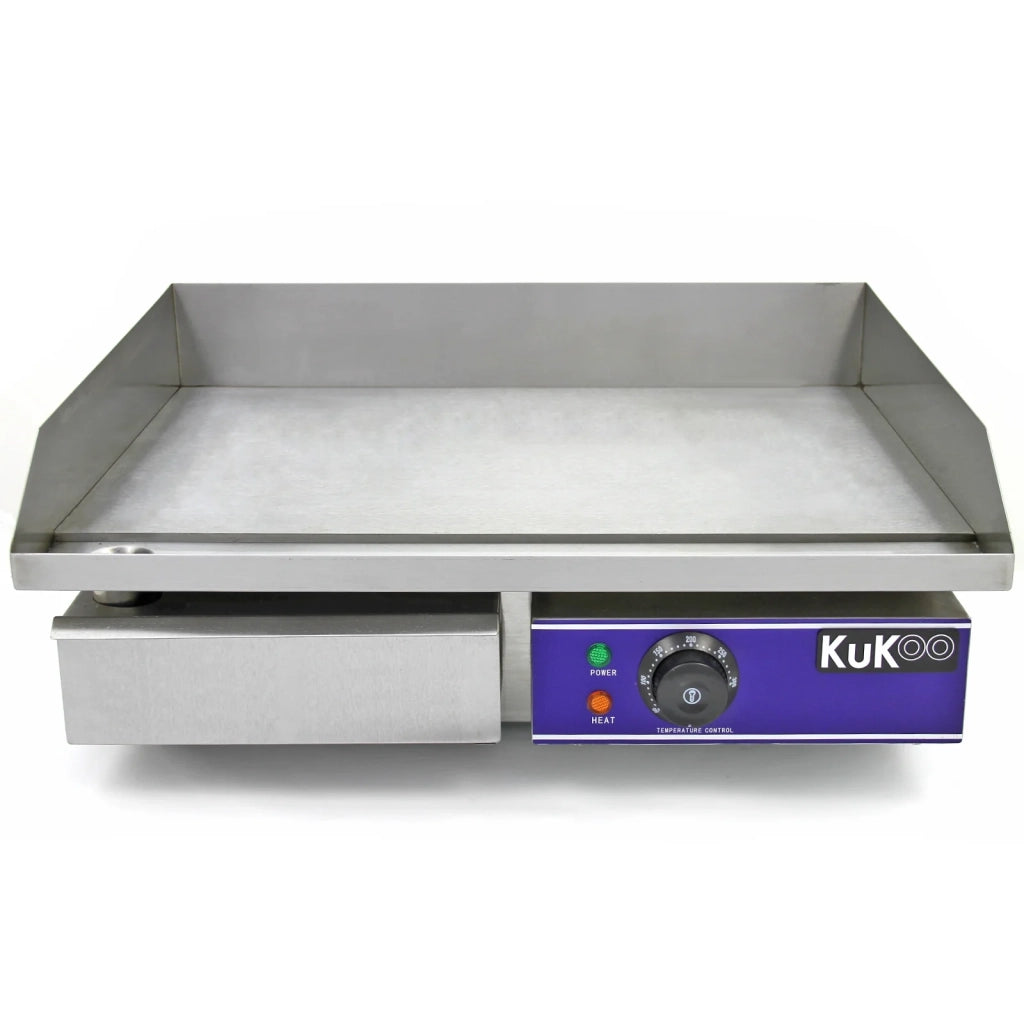 Piastra Elettrica da Cucina 50cm per Bar, Caffé, Ristoranti, Feste e Barbecue