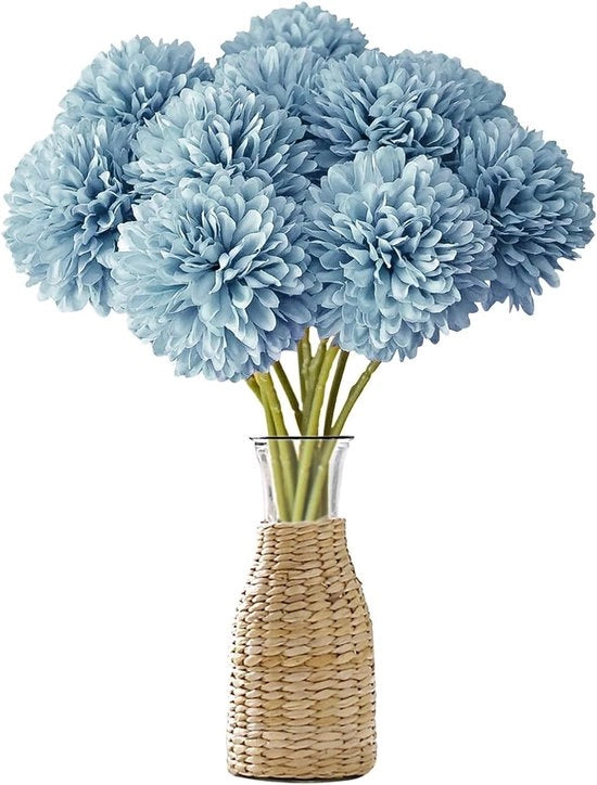 Decorazioni floreali realiste - bouquet di fiori artificiali - decorazioni floreali - hortensia artificiale - decorazioni per matrimoni - set da 12 pezzi