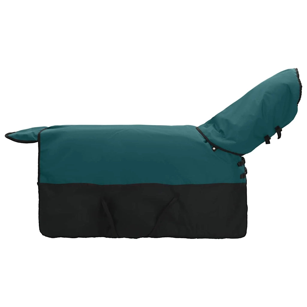 Coperta per Cavalli Verde Scuro e Nero 105 cm Poliestere CFW7256671