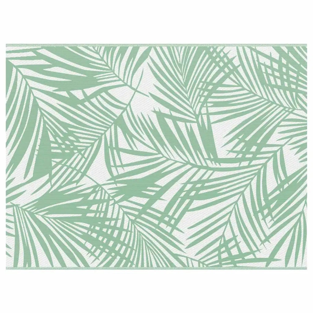 Tappeto da esterno Foglia ARAKIL Verde e Bianco 400 × 300 cm 42003521