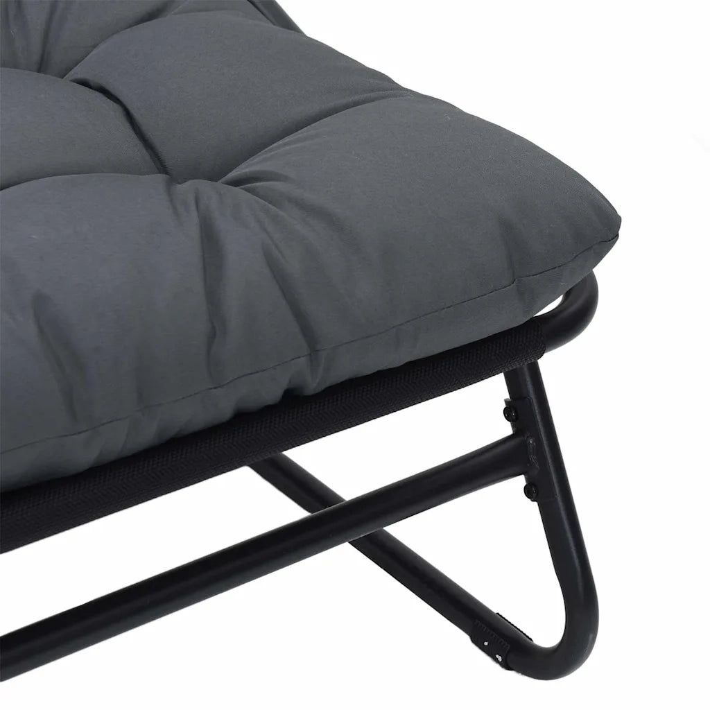 Arredamento da Giardino 2 pcs Nero 60,5 x 81 x 71 cm 42008029