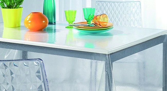 TOVAGLIATO IN PVC CRYSTAL TRASPARENTE 0,10  Rotolo cm.140 (H) x 50 mt (L)