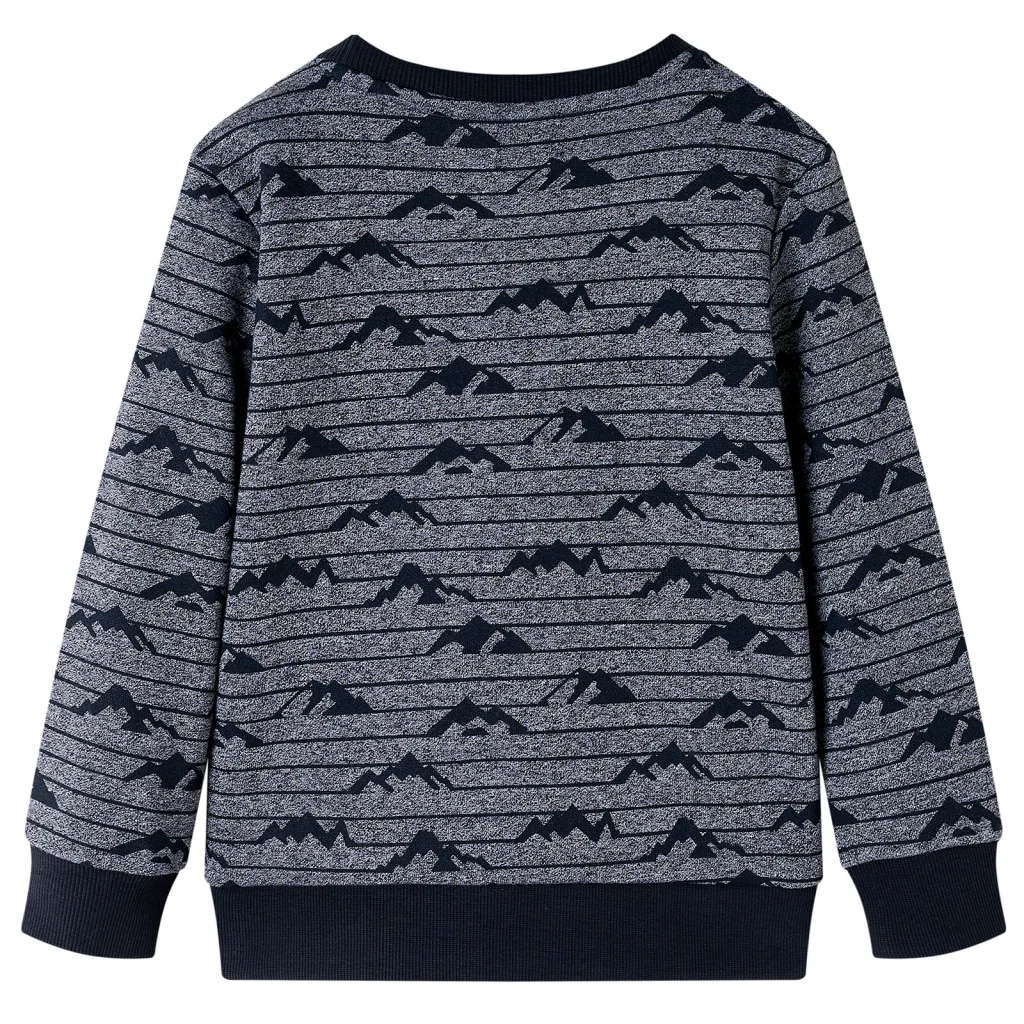 Felpa per Bambini Blu Marino M¨¦lange 104