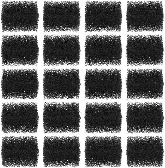 Filtro per Acqua per Fontanella per Animali - 20 Stck Filtro in Poliester - 3,8 x 2,5 x 2,3 cm - Compatibile con 90oz/2,8L Fontanella per Animali - Rimuove Impurità - Consigli di Manutenzione 1-2 settimane - Filtro per Fontanella