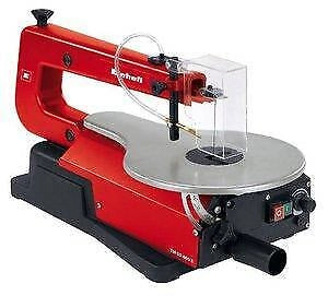 Einhell 4309047 TC-SS 406 E Sega da Traforo 120 W Altezza Taglio 50 mm Piano Inclinabile 47° Velocita' Variabile Soffiatore 2 Lame Incluse
