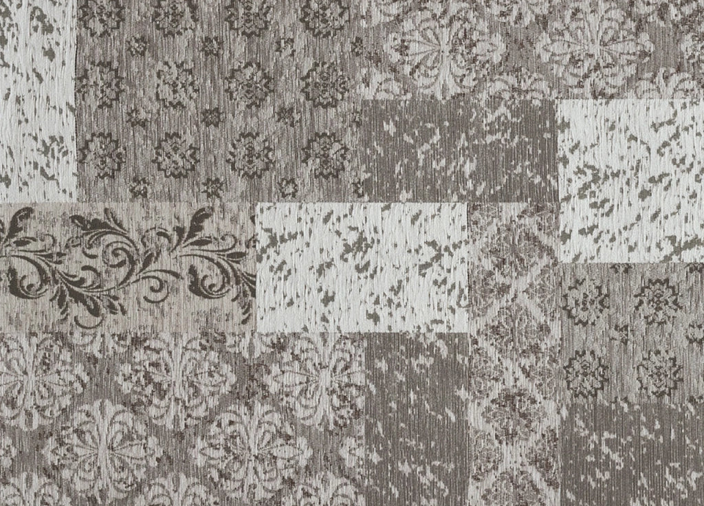 Tappeto Velour Antiscivolo Da Camera E Salotto Disegno Saturno Argento By Suardi - 200x280 cm - Argento