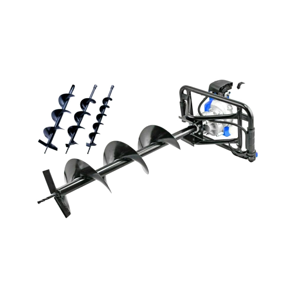 Trivella a scoppio Hyundai 35180 52cc potenza 2Hp per la foratura del terreno