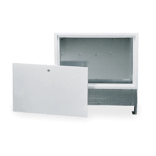 CASSETTA IN ACCIAIO BIANCA PER COLLETTORI- mm 1300x740x90- ATON- pezzi 1