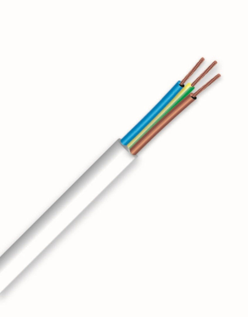 Cavo H05Vv-F 3G0,75 Mt 50 Bianco - Electraline