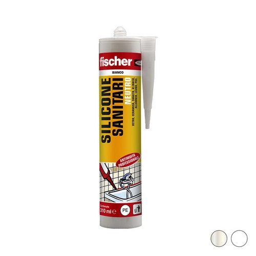 SILICONE SANITARI NEUTRO SNS- Trasparente - 310 ml- FISCH- pezzi 1