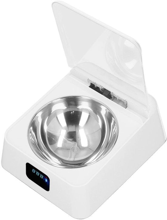 Dispensatore di cibo per animali domestici 350 ml - Automatizzatore di alimentazione per gatti - Cassetto alimentare intelligente - Tappo in dotazione per induzione - Tappo trasparente - Distanza di rilevamento 0,5-1 m