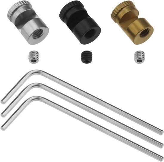 Kit di sostituzione per penna di pressione 3 pezzi - compatibile con Buck 110 - chiave a sei punte 2,5 mm - 3 mm - acciaio inossidabile - duraturo - penna di pressione a dito