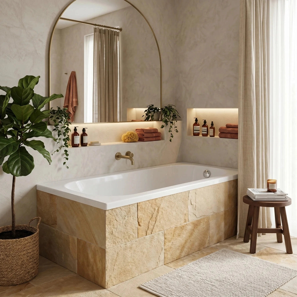 Vasca Da Bagno Acrilica Da Incasso Rea Gloria 150