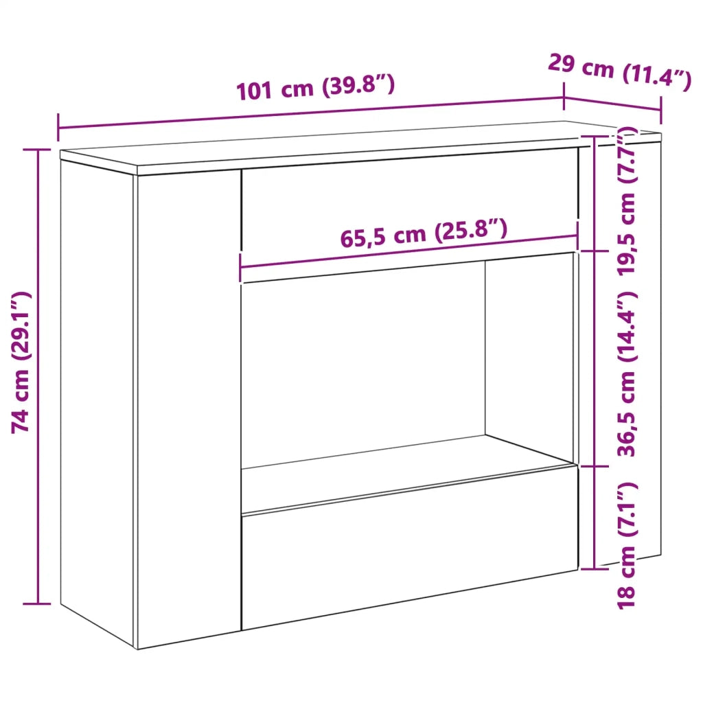 101 x 29 x 74 cm 899862