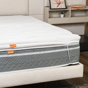 Topper Una Piazza e Mezza Memory Foam 120x190 - alto 5 cm, a portanza differenziata, sfoderabile | Correttore H5