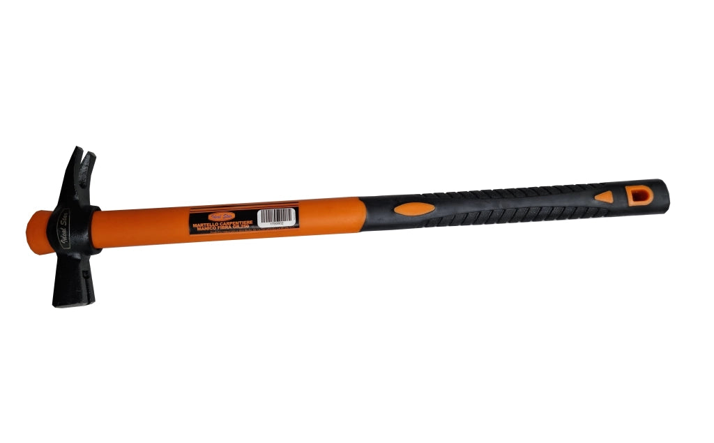 MARTELLO CARPENTIERE MANICO FIBRA IDEAL STAR 250 gr - IDEAL STAR