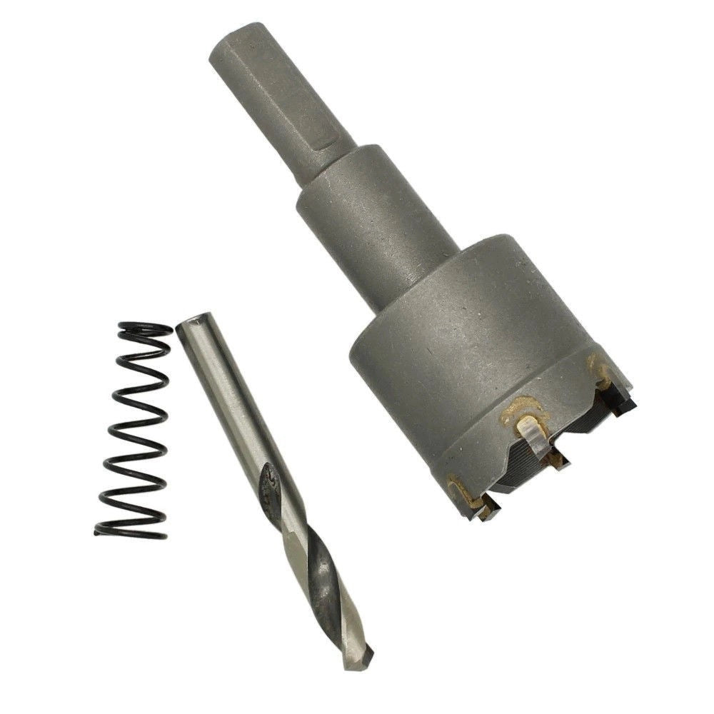 Trade Shop - Fresa A Tazza Con Punta Per Trapano Muro Metallo Legno Acciaio Da 20 A 80mm -       45 Mm