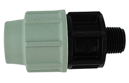 RACCORDO MASCHIO PLASSON PER TUBO POLIETILENE- 3 x 90- PLASS- pezzi 1