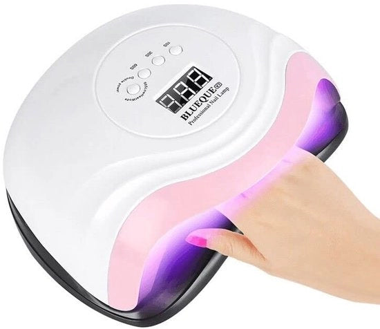 Lampada per unghie 120 W - LED/UV - 4 timer - Secchezza rapida - Infrarosso in dotazione - Adatta per smalti e vernici per unghie - Lampada per smalti per unghie