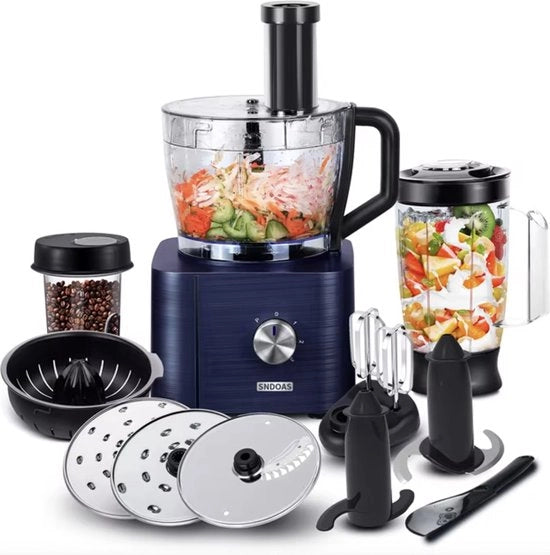 Macchina da Cucina Tutto in Uno - Multifunzionale - 1100W - Blu