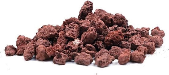 Decorativo granulato di lava per fuochi - Progettazione di paesaggio - Adatto per vasi da fuoco - 3-5 mm - Per camini interni o esterni - 240 g - marrone.