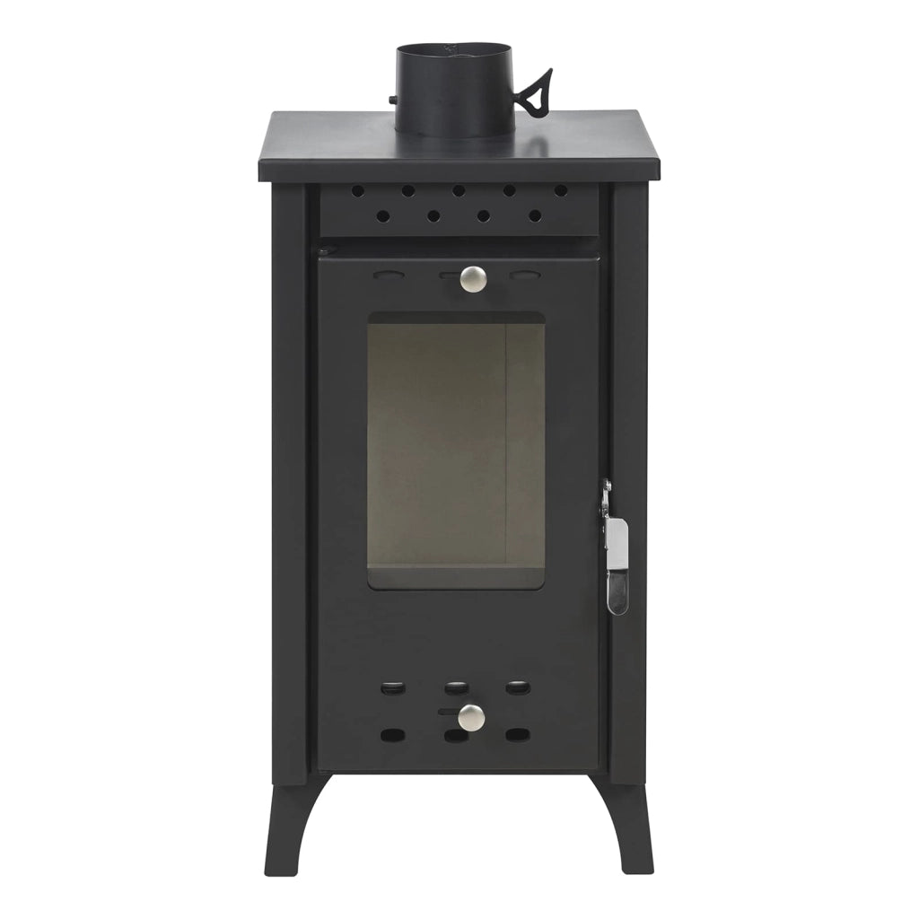 Stufa A Legna Matilde Nera potenza 7,7 Kw L33xp38,5xh74