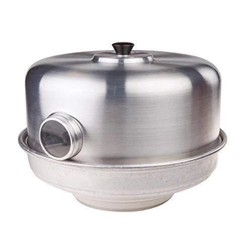 Baldassare Agnelli COALFORNOOCCHIO35 Family Fornetto con Occhio Alluminio 2mm Spargifiamma Inox 35 cm colore Argento