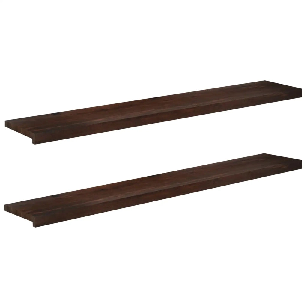 Soglie per finestre 2 pz Marrone Scuro 160 x 30 x 2 cm 42048318