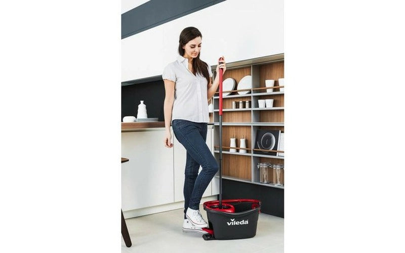 SET VILEDA TURBO SMART SISTEMA LAVAPAVIMENTI ROTANTE CON 3 RICAMBI