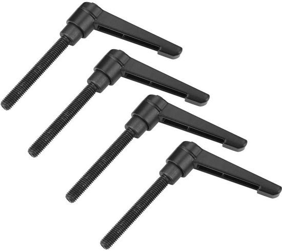 Manopole Adattabili in Acciaio Inossidabile - M5 Cavo - 4 Pezzi - Sostenibili - Controllo Meccanico - Resistente alla Corrosione - Manopola di Macchina