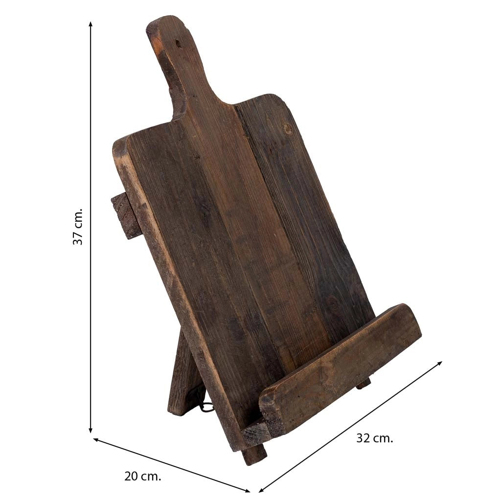 Leggio in legno marrone 32x20x 37h cm