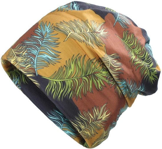 Cappello Slouchy Estivo Leggero - Stampa Fiorita - Respirante - Flessibile - Poliester/Spandex